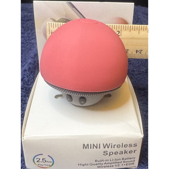 Mini Wireless Speaker With Built-In Li-Ion Battery  2.5 Hrs Play Time  High Qual - Picture 3 of 3